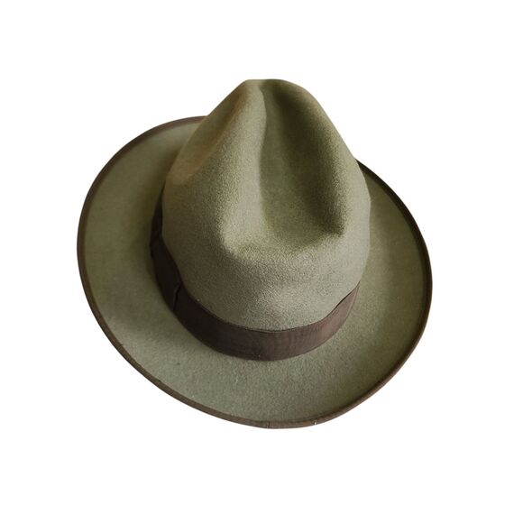 Vintage 40's Tonak Green Felt Hat Czech Republic 1799 - Picture 8 of 15